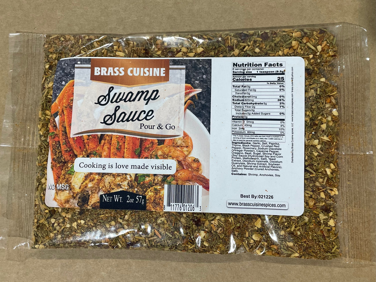 Brass Cuisine Swamp Sauce Seasoning Brass Cuisine Spices